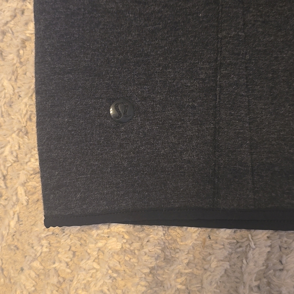 Lululemon City Bound Dress Long Sleeve Grey Black Dress Size 6 - Picture 10 of 10